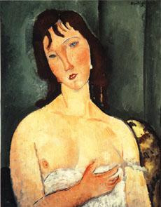 Amedeo Modigliani Portrait of a yound woman (Ragazza) Norge oil painting art